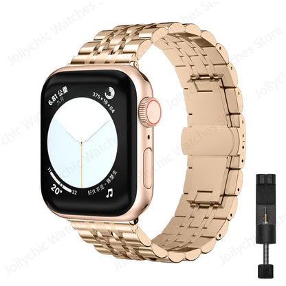 Apple Watch Stainless Steel Band - Elegant, Durable Design BandsCo Straps