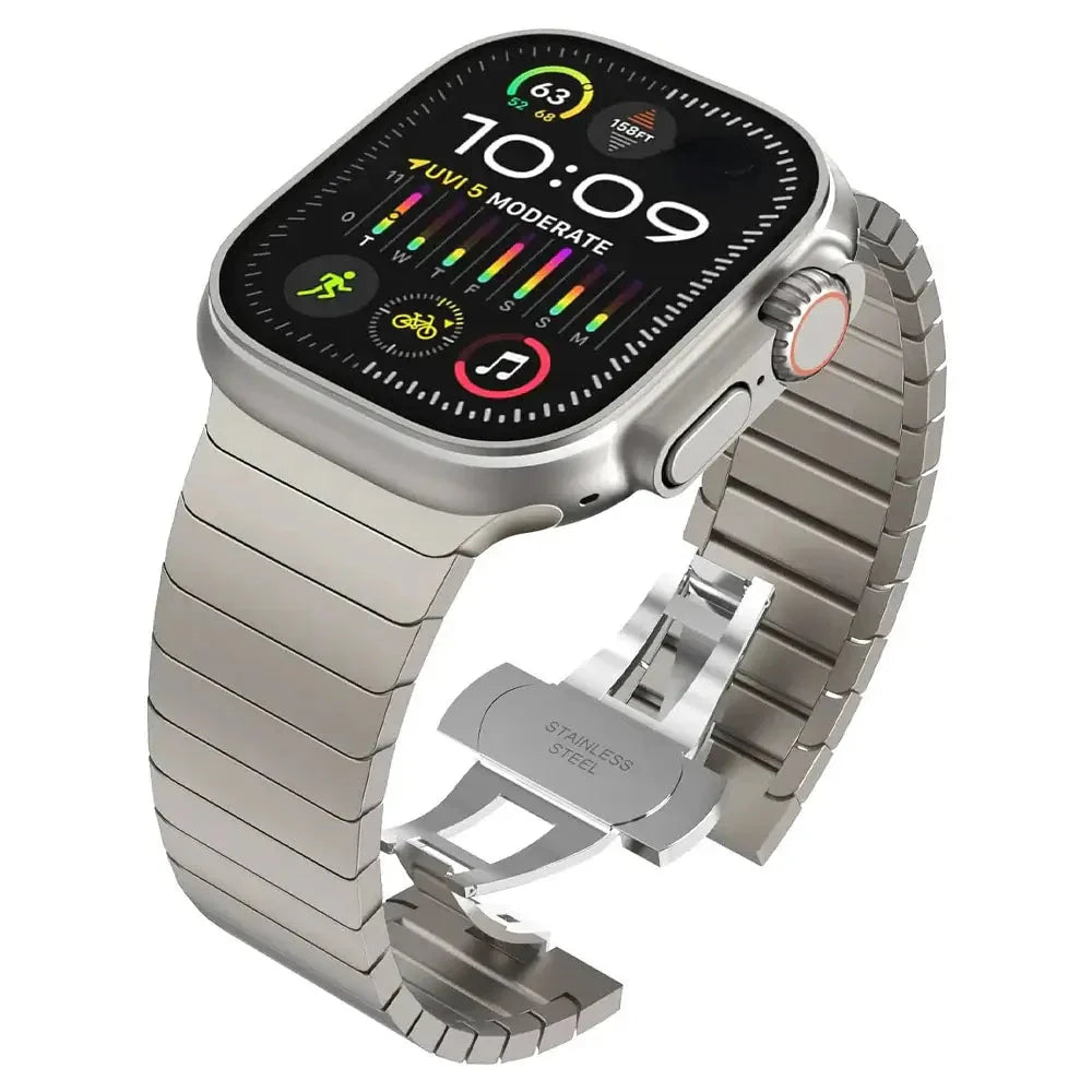 Stainless Steel Apple Watch Band - Stylish Durable Design BandsCo Straps