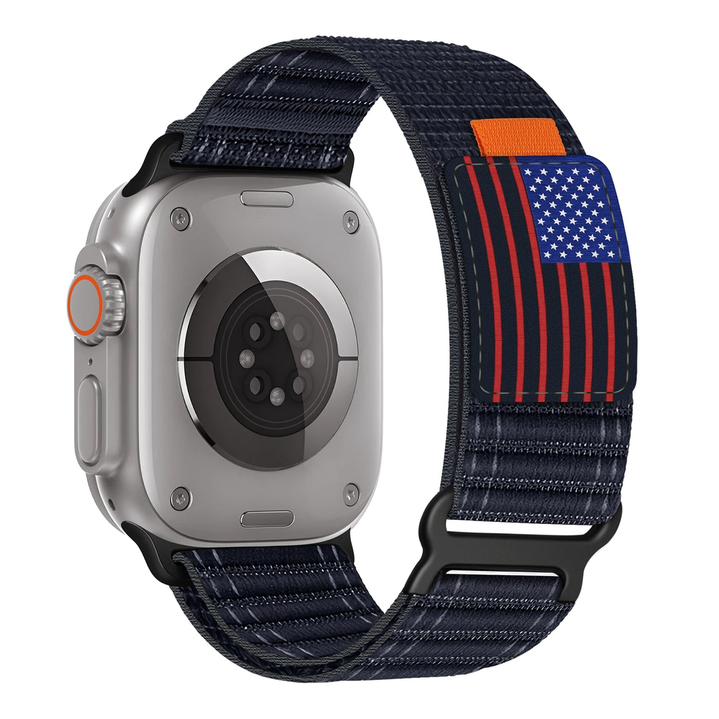 USA Flag Trail Loop Nylon Straps for Apple Watch - Ultimate Comfort