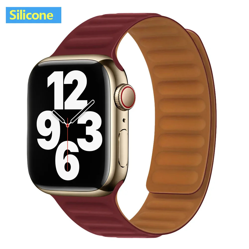 Apple Watch Leather Band - Premium Magnetic Loop Strap BandsCo Straps
