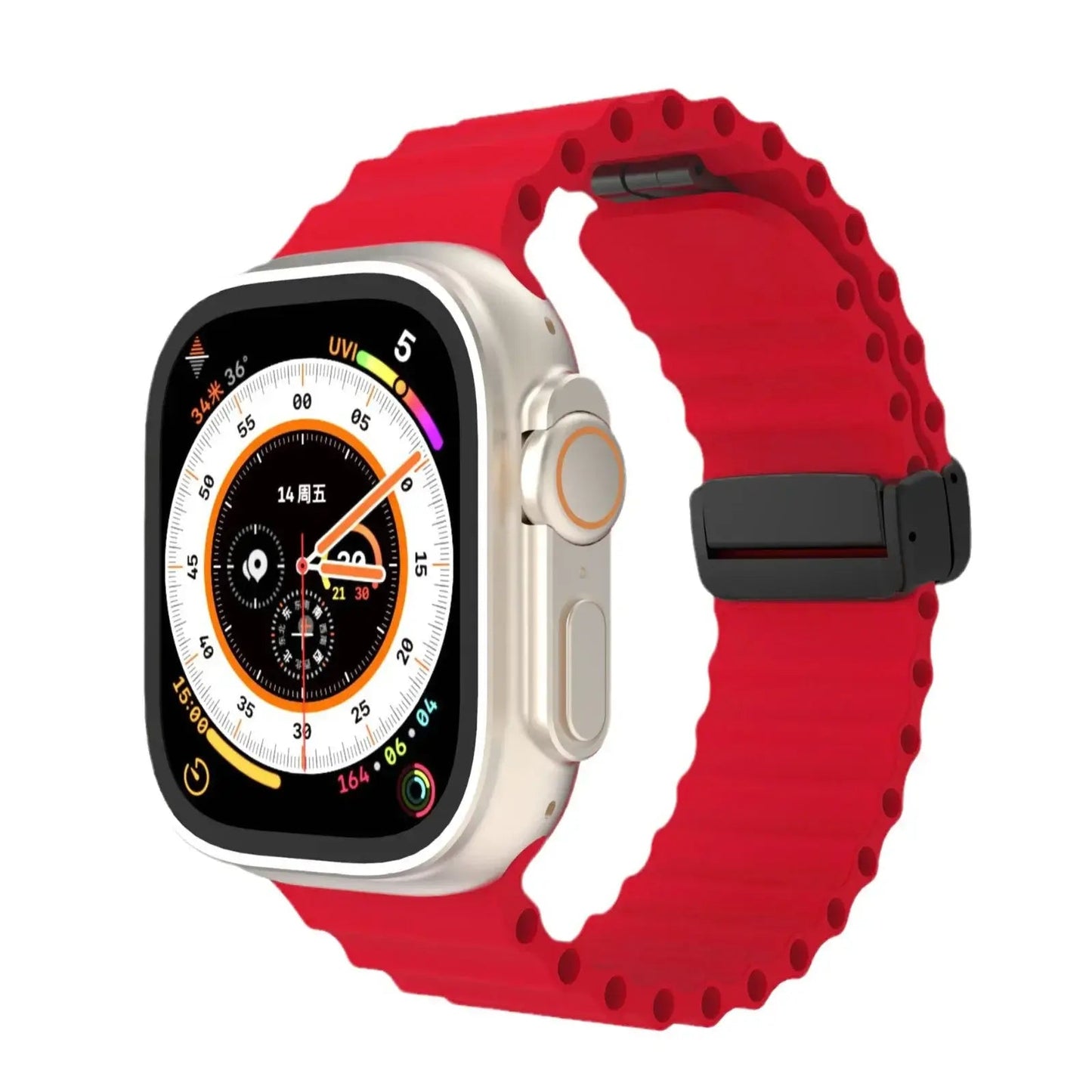 Apple Watch Silicone Strap - Soft Flexible Magnetic Design BandsCo Straps