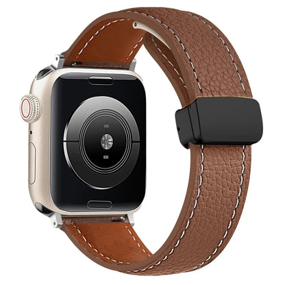 Apple Watch Leather Band - Premium Stylish Strap with Buckle BandsCo Straps