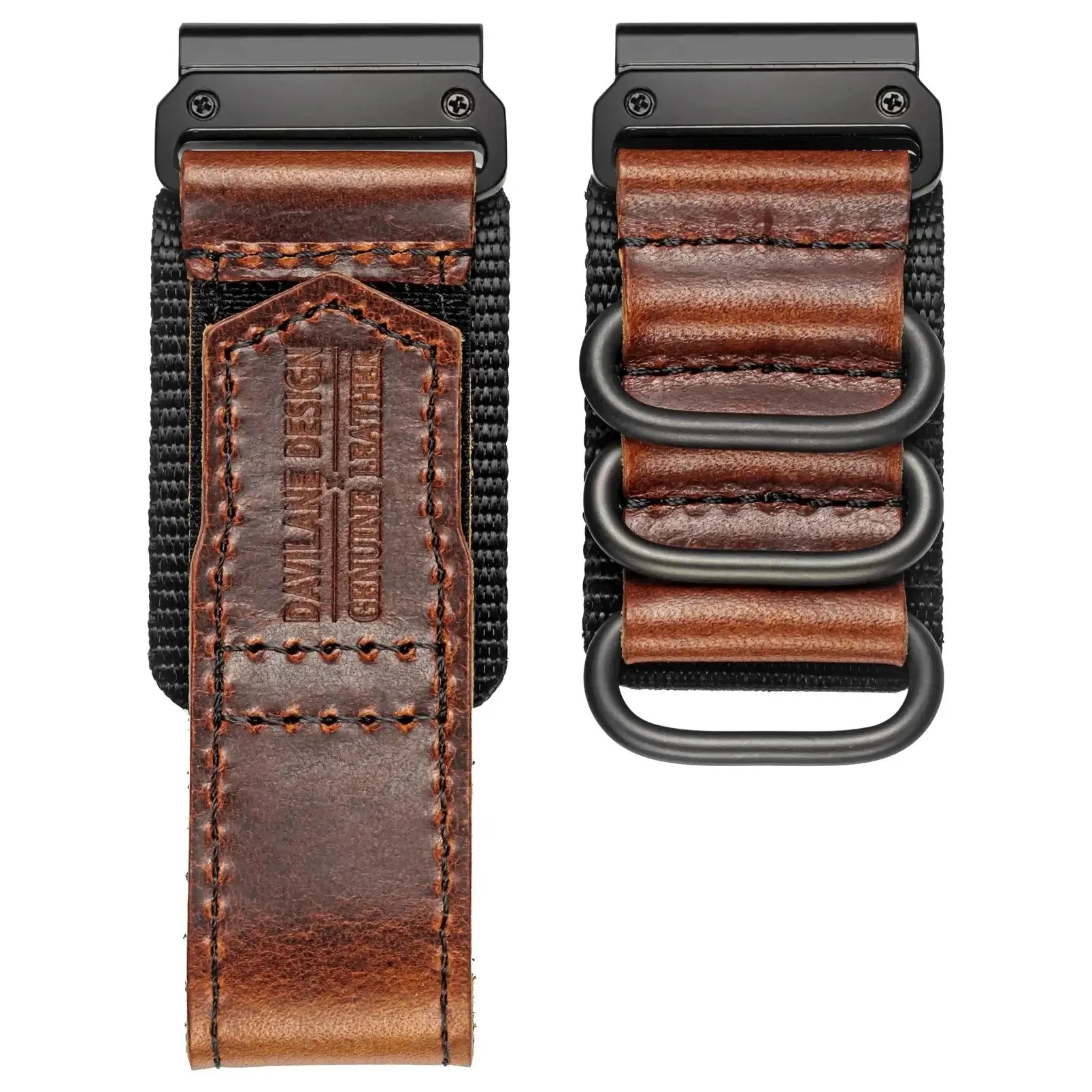 Genuine Leather Garmin Watch Strap - QuickFit Stylish Band BandsCo Straps