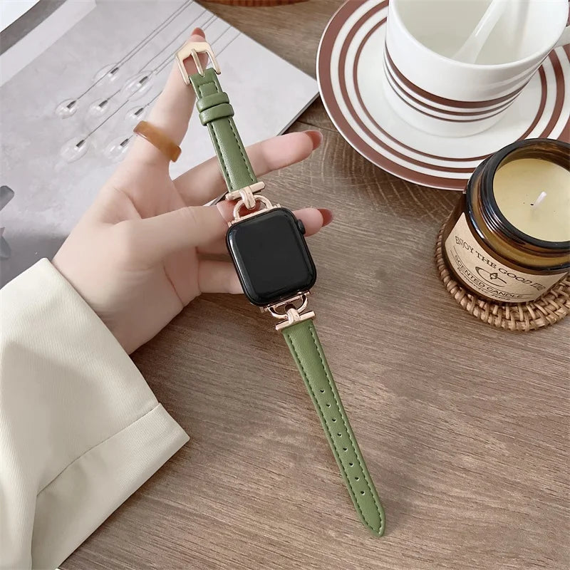 Apple Watch Genuine Leather Strap - Classic Durable Design BandsCo Straps