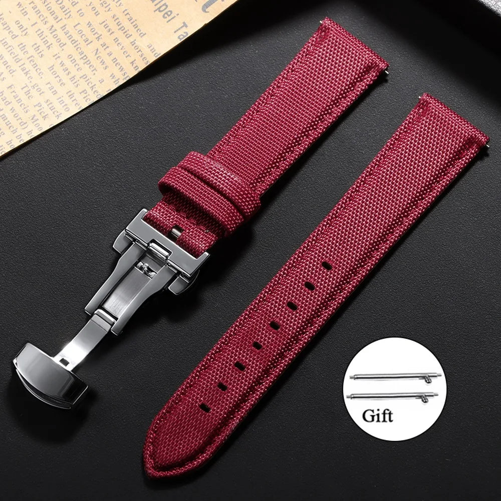 Polar Sailcloth Watch Strap Universal Quick Release Band for Smartwatch BandsCo Straps