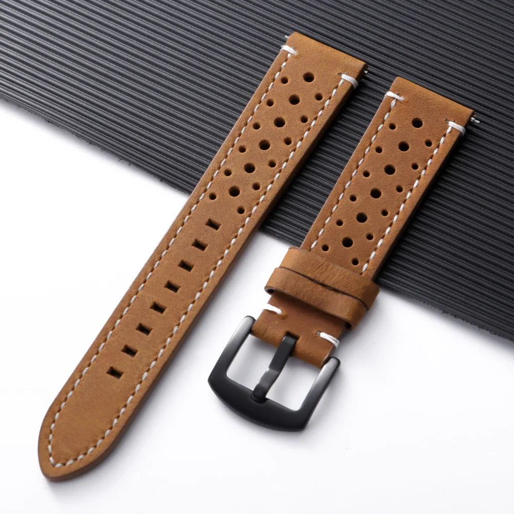 COROS Leather Watch Band 20cm Breathable Unisex for COROS Smartwatch BandsCo Straps