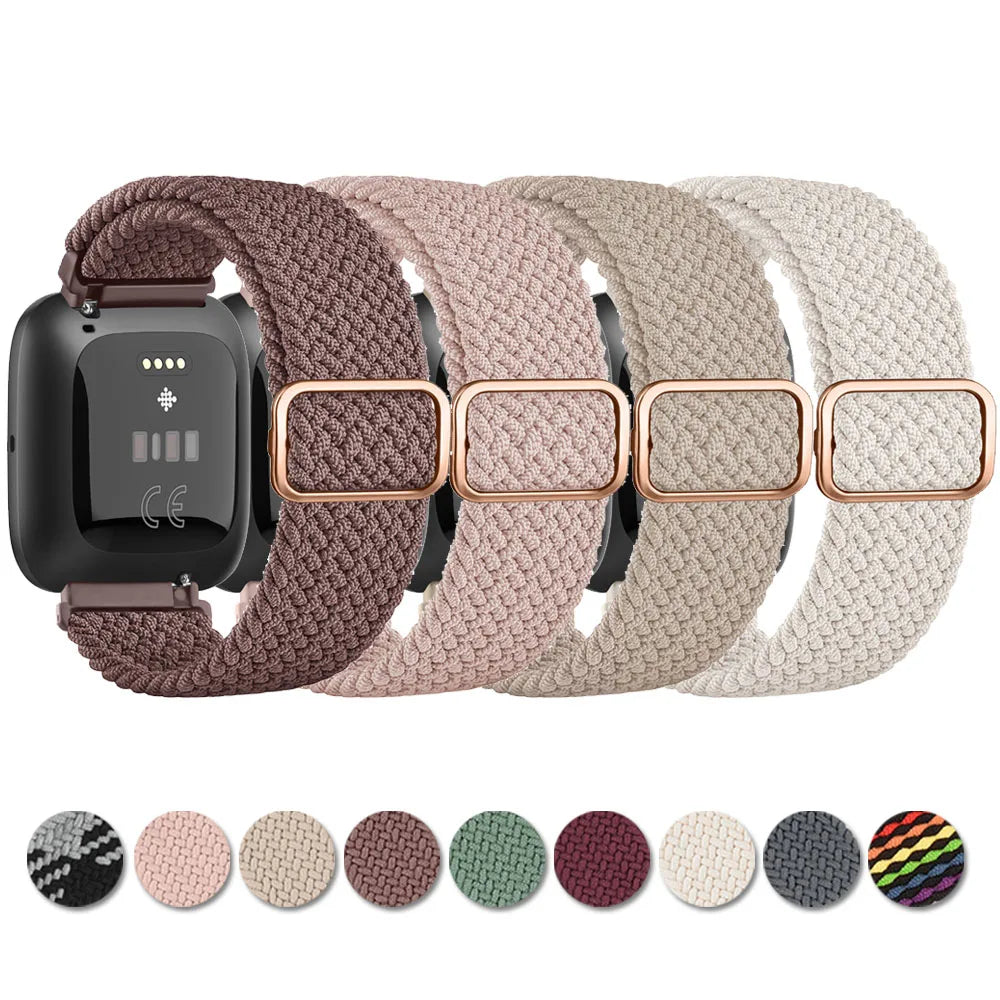 Elastic Nylon Fitbit Versa & Sense Bands BandsCo Straps