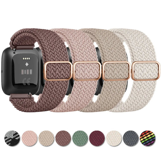 Elastic Nylon Fitbit Versa & Sense Bands BandsCo Straps
