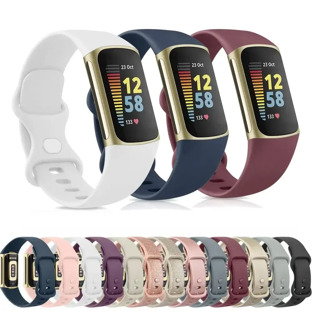 Fitbit Charge 5 6 Silicone Band - Comfortable Stylish Design BandsCo Straps