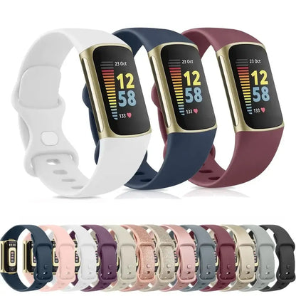 Fitbit Charge 5 6 Silicone Band - Comfortable Stylish Design BandsCo Straps