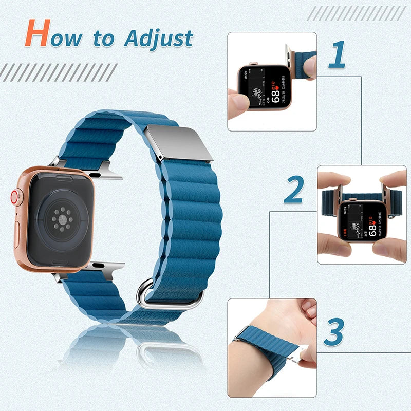 Apple Watch Leather Strap - Stylish, Comfortable, Durable BandsCo Straps