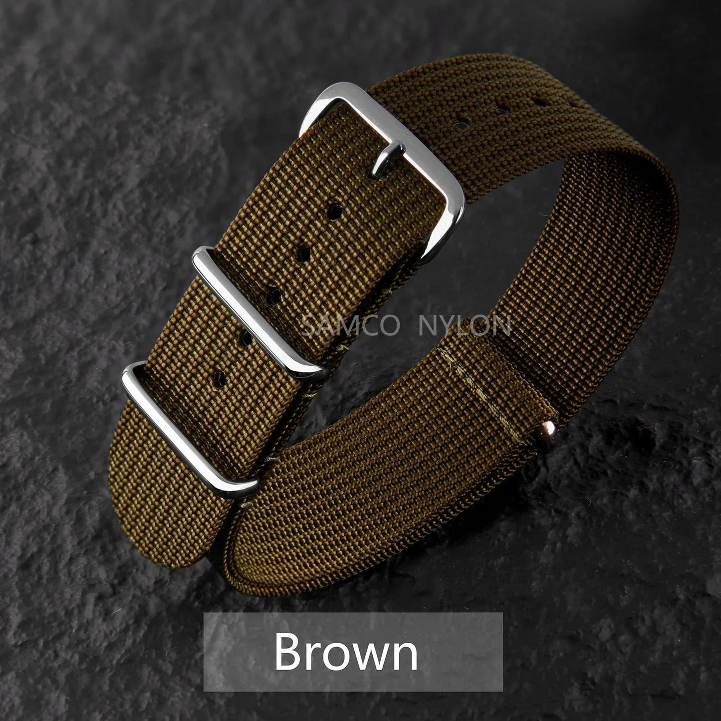 COROS Nylon Ribbed Watch Band For Smartwatch - Military Washable Strap BandsCo Straps