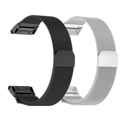 Garmin Stainless Steel Magnetic Strap - Durable QuickFit Band BandsCo Straps