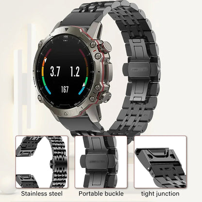 Garmin QuickFit Stainless Steel Multi-Link Band BandsCo Straps