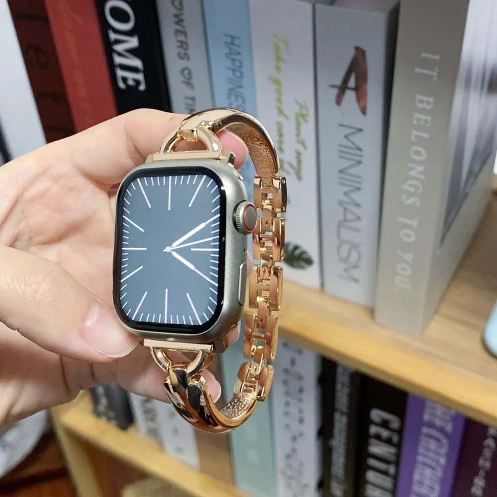 Polished Bangle Cuff Strap for Apple Watch Wristwatchstraps.co