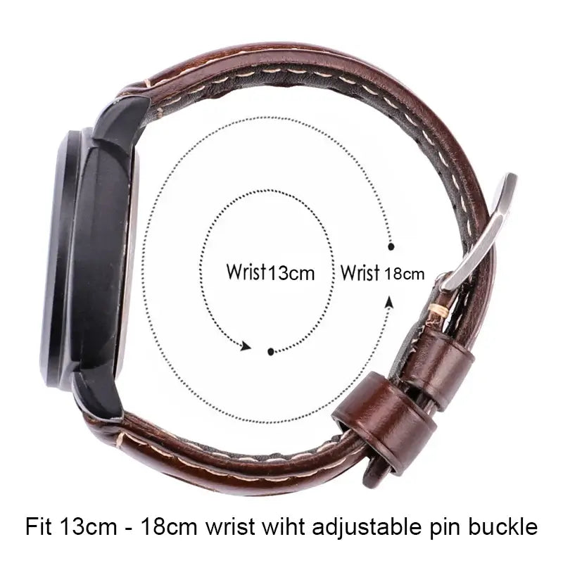 Suunto Leather Watch Band - Classic, Secure, Durable Design BandsCo Straps