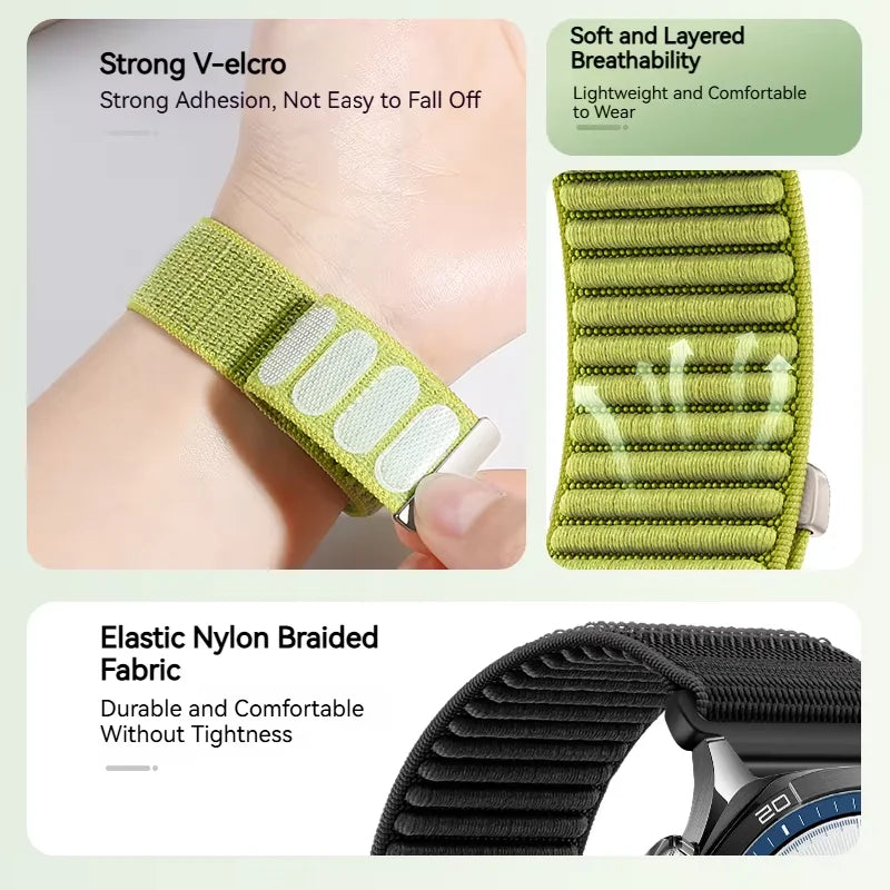 COROS Nylon Watch Band Breathable Strap for COROS Smartwatch BandsCo Straps