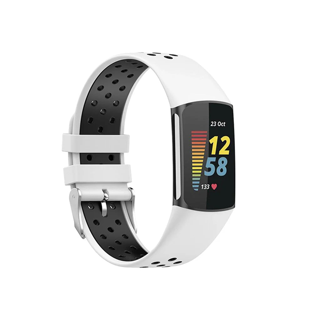 Fitbit Charge 5 6 Silicone Strap - Breathable Sport Band BandsCo Straps