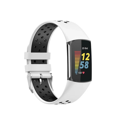 Fitbit Charge 5 6 Silicone Strap - Breathable Sport Band BandsCo Straps