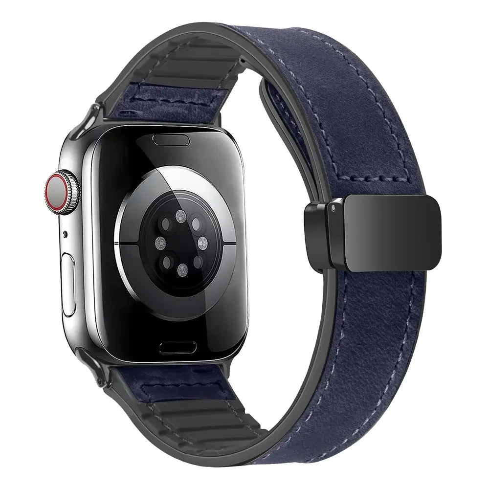 Apple Watch Genuine Leather Band - Stylish Magnetic Strap BandsCo Straps