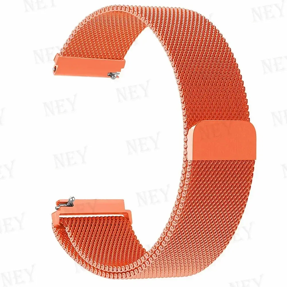 Amazfit Milanese Loop Band Stainless Steel Smartwatch Strap Metal Bracelet BandsCo Straps
