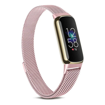 Fitbit Luxe Steel Magnetic Band - Elegant Mesh Design BandsCo Straps