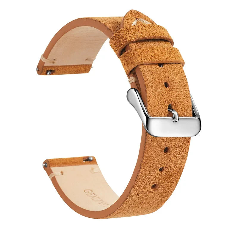 Polar Leather Watch Band Quick Release Genuine Cowhide Unisex BandsCo Straps
