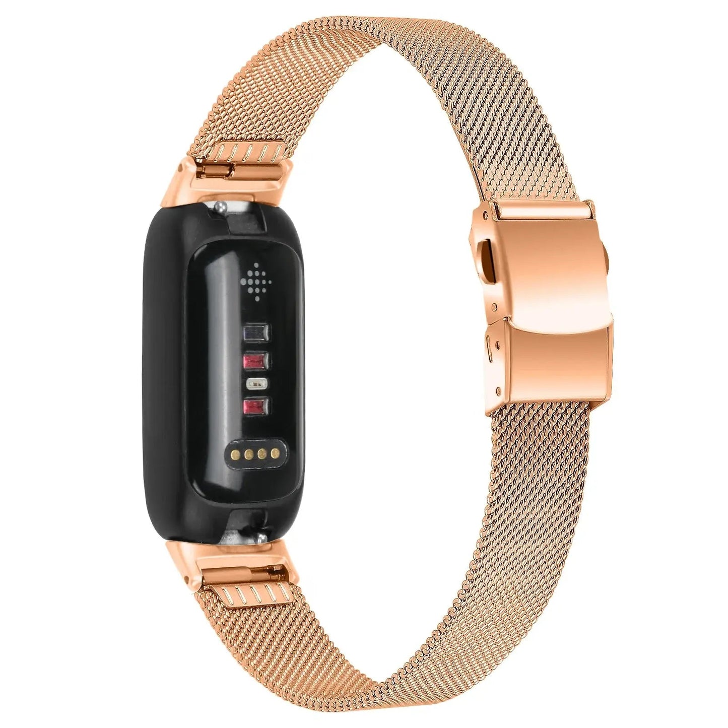 Fitbit Inspire 3 Thin Stainless Steel Band – Sleek Minimalist Metal Strap BandsCo Straps