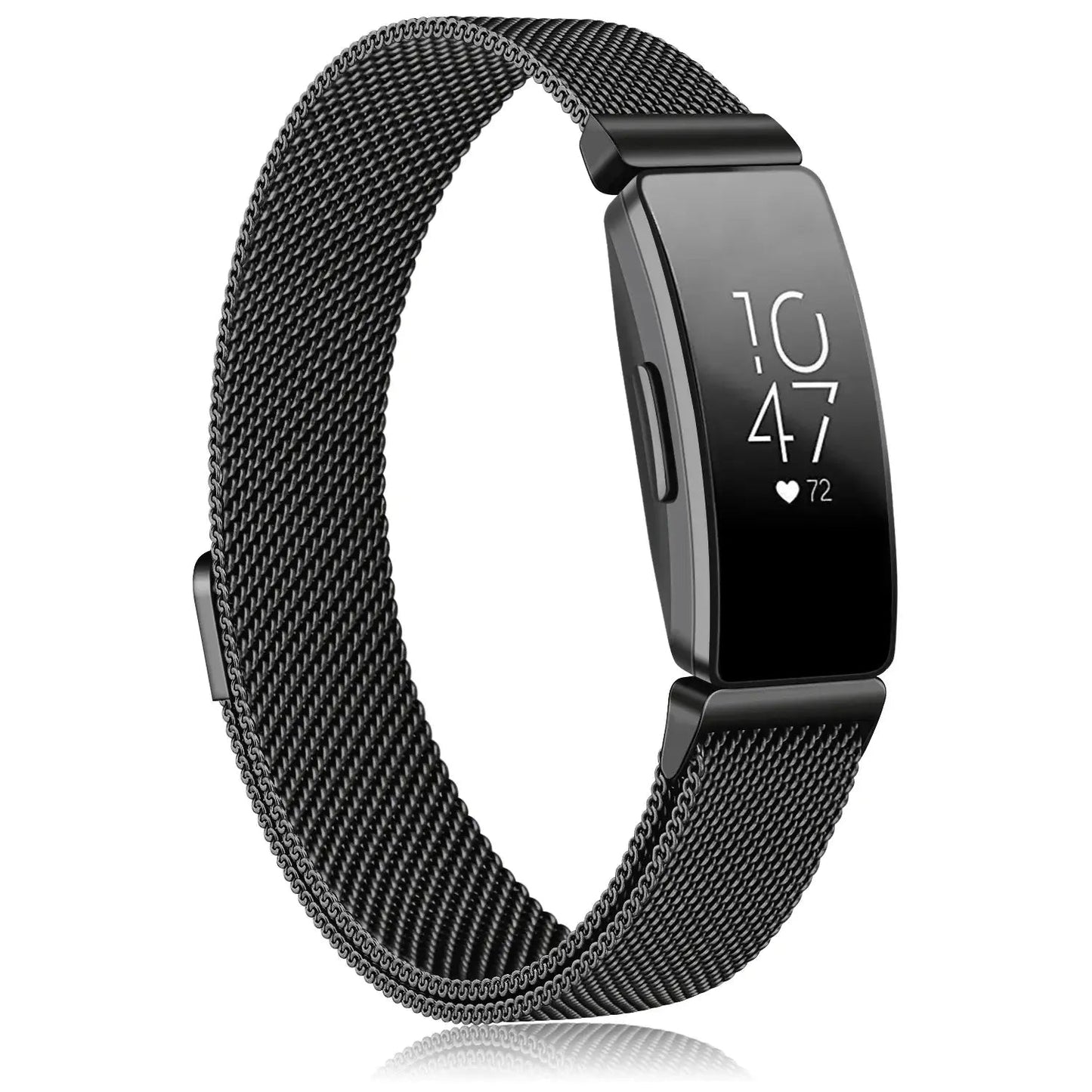 Fitbit Inspire 2, 1, HR Stainless Steel Magnetic Band - Mesh BandsCo Straps