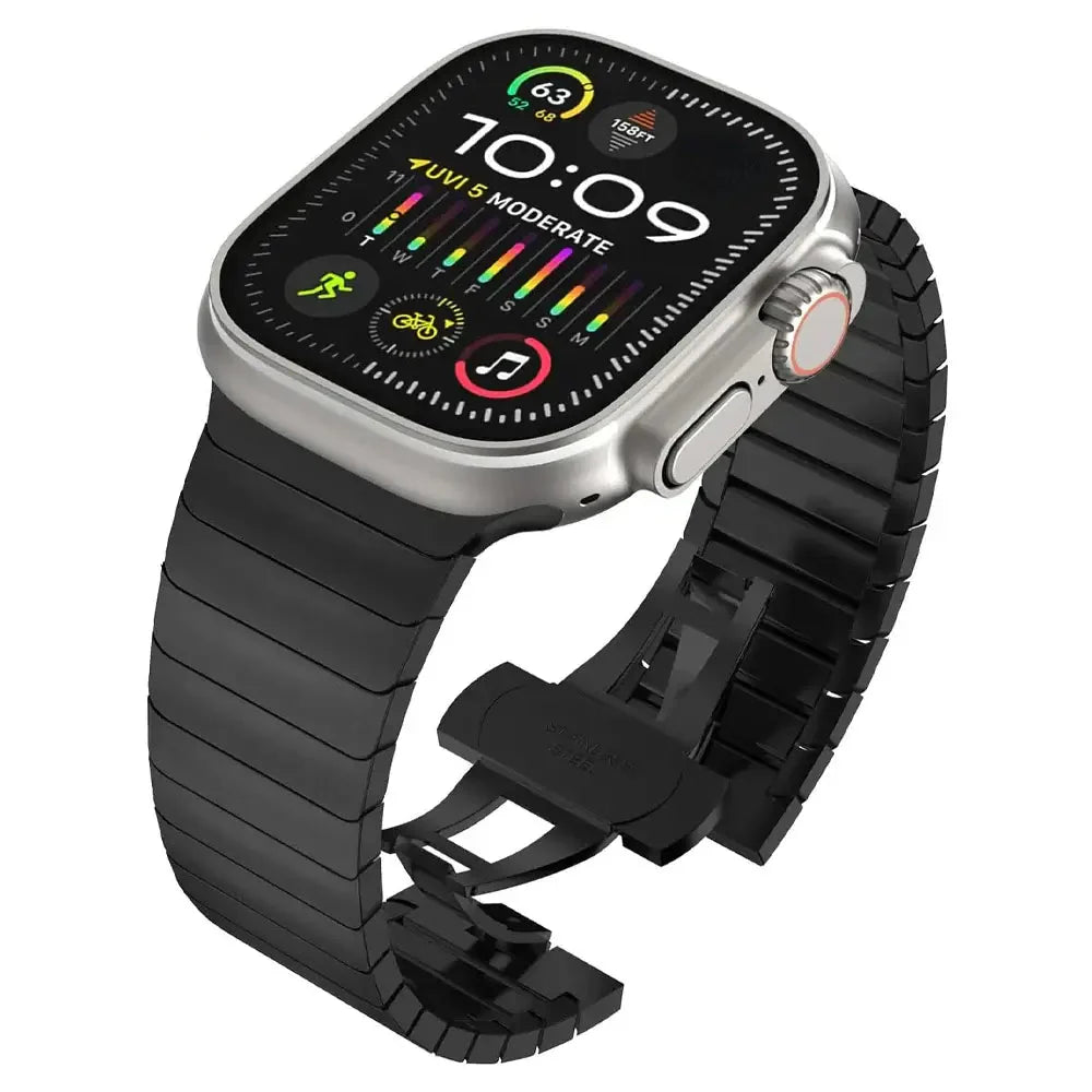 Stainless Steel Apple Watch Band - Stylish Durable Design BandsCo Straps