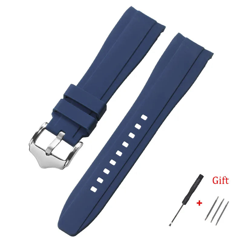 Polar Silicone Watch Band For Polar Smartwatch, Curved End, Unisex, Waterproof BandsCo Straps