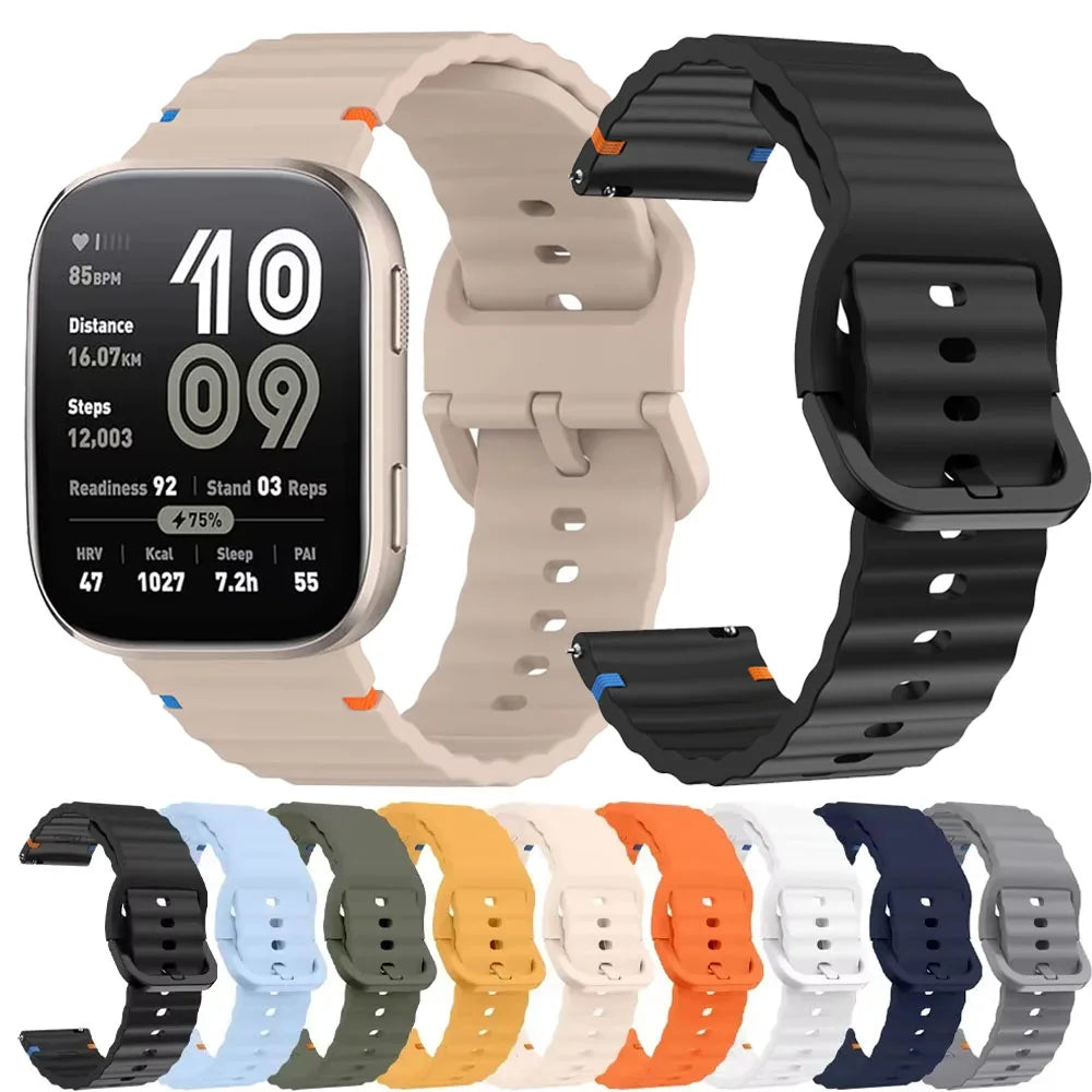Amazfit Silicone Band for Smartwatch Durable Sport Wrist Strap BandsCo Straps