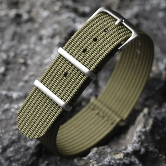 COROS Nylon Ribbed Watch Band for Smartwatch - Unisex Durable Fabric Wristband BandsCo Straps