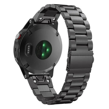 Garmin Stainless Steel Band - Sleek QuickFit Design BandsCo Straps