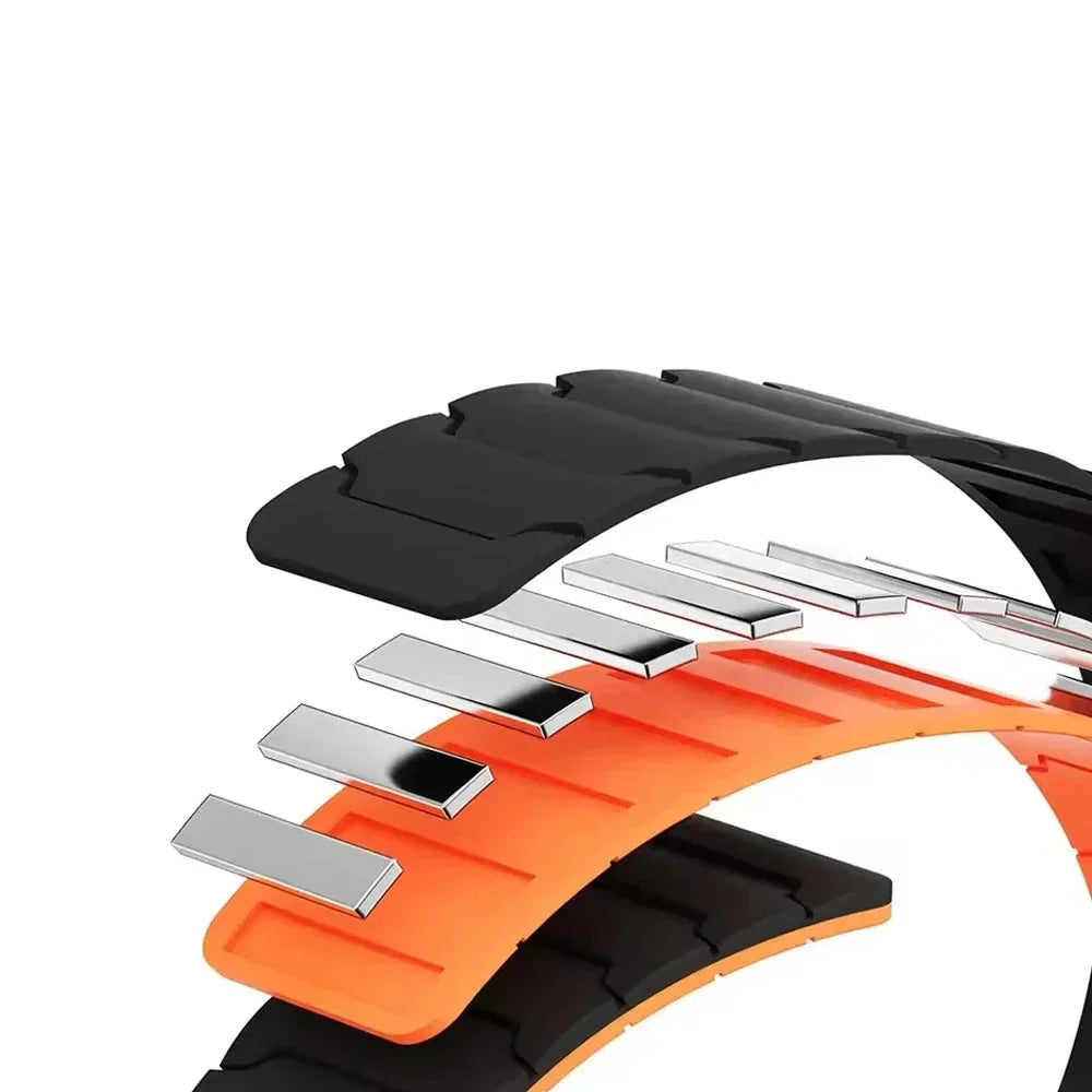 Polar Magnetic Silicone Watch Band - Unisex Sports Strap BandsCo Straps