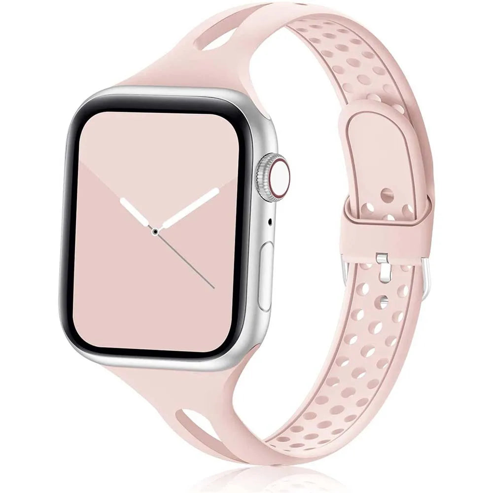 Apple Watch Silicone Strap - Soft Flexible Breathable Band BandsCo Straps