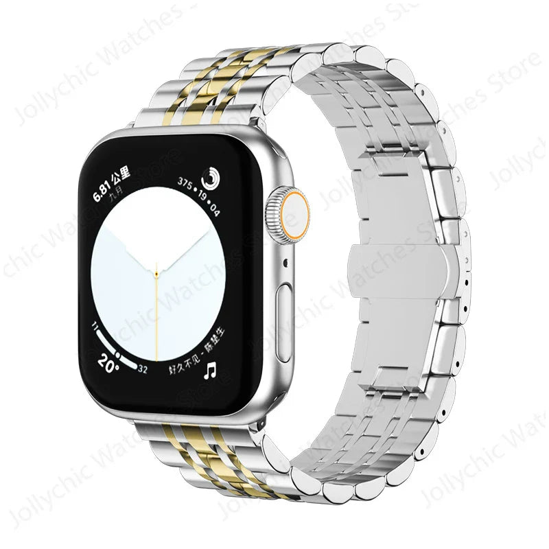 Apple Watch Stainless Steel Band - Elegant, Durable Design BandsCo Straps