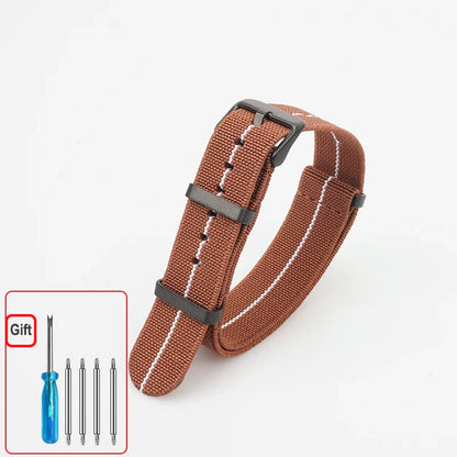 Amazfit Nylon Watch Band NATO Strap Waterproof Washable Elastic BandsCo Straps
