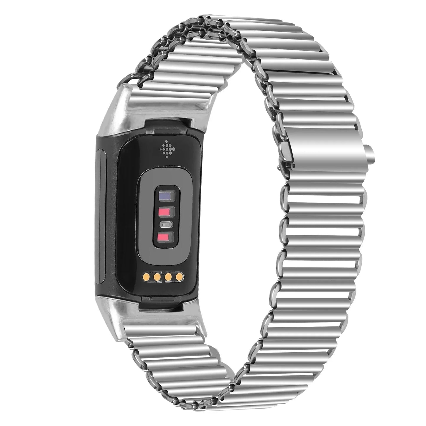 Fitbit Charge 5 6 Stainless Steel Strap - Modern Design BandsCo Straps