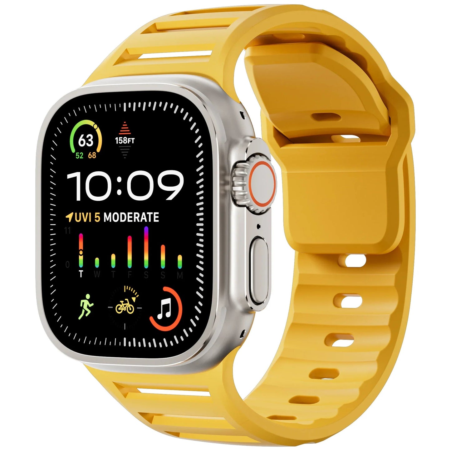 Apple Watch Sport Silicone Strap - Flexible, Waterproof Band BandsCo Straps