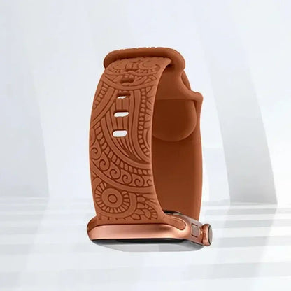 Apple Watch Silicone Strap - Stylish, Engraved Design BandsCo Straps