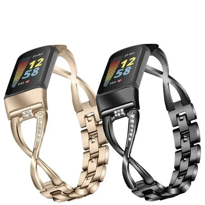 Fitbit Charge 5 6 Stainless Steel Band - Elegant and Durable BandsCo Straps