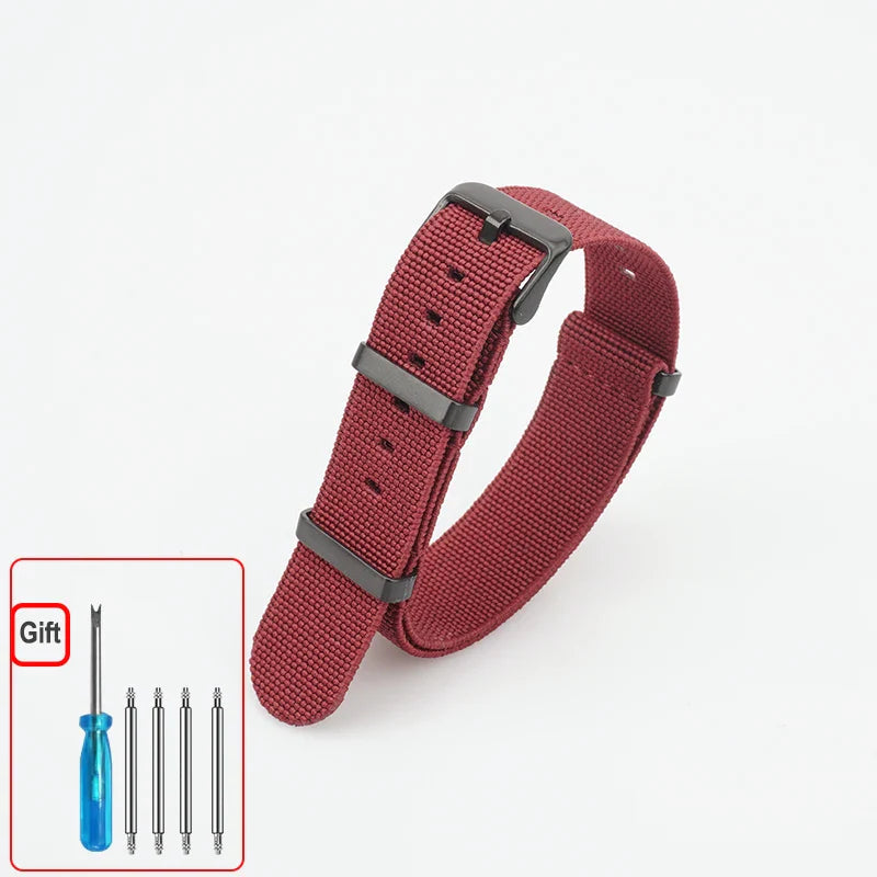 COROS Elastic Nylon Watch Band - Washable Waterproof Strap For Outdoors BandsCo Straps