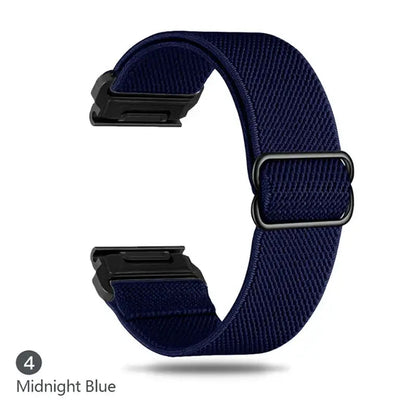Garmin Elastic Nylon Band - Stylish, Comfortable - QuickFit BandsCo Straps