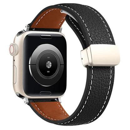 Apple Watch Leather Band - Premium Stylish Strap with Buckle BandsCo Straps