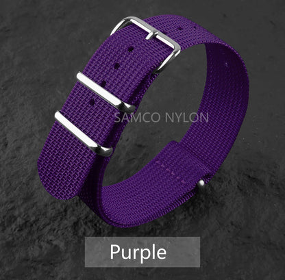 COROS Nylon Ribbed Watch Band For Smartwatch - Military Washable Strap BandsCo Straps