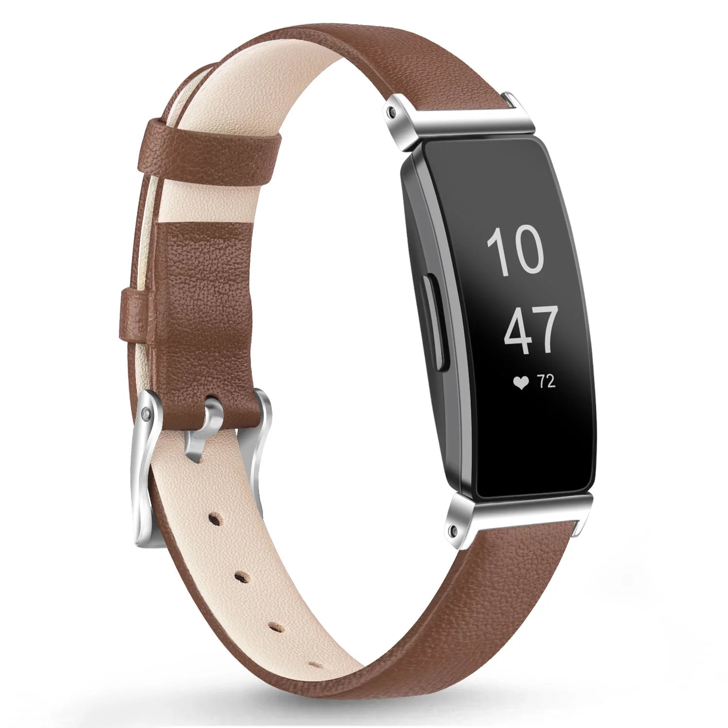 Fitbit Inspire 2, 1, HR Leather Strap - Premium Comfortable Band BandsCo Straps