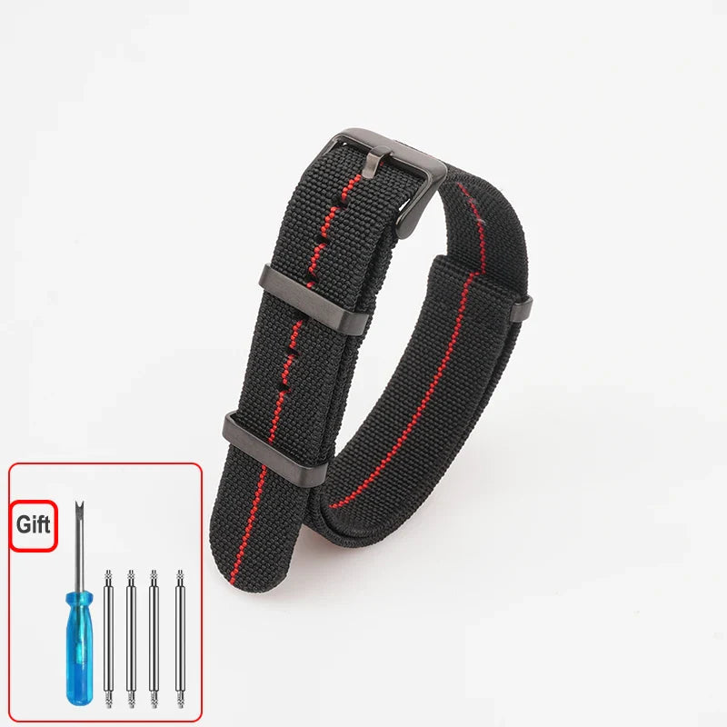 Polar Elastic Nylon Watch Band, NATO Strap for Polar Smartwatch, Waterproof BandsCo Straps