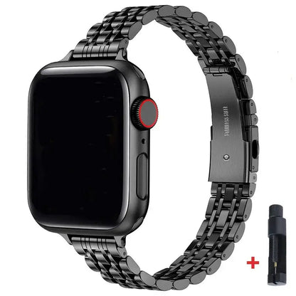 Apple Watch Stainless Steel Band - Sleek Durable Style BandsCo Straps