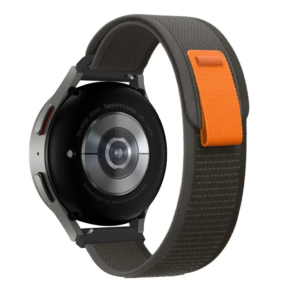 Polar Nylon Trail Loop Watch Band with Pull Tab BandsCo Straps